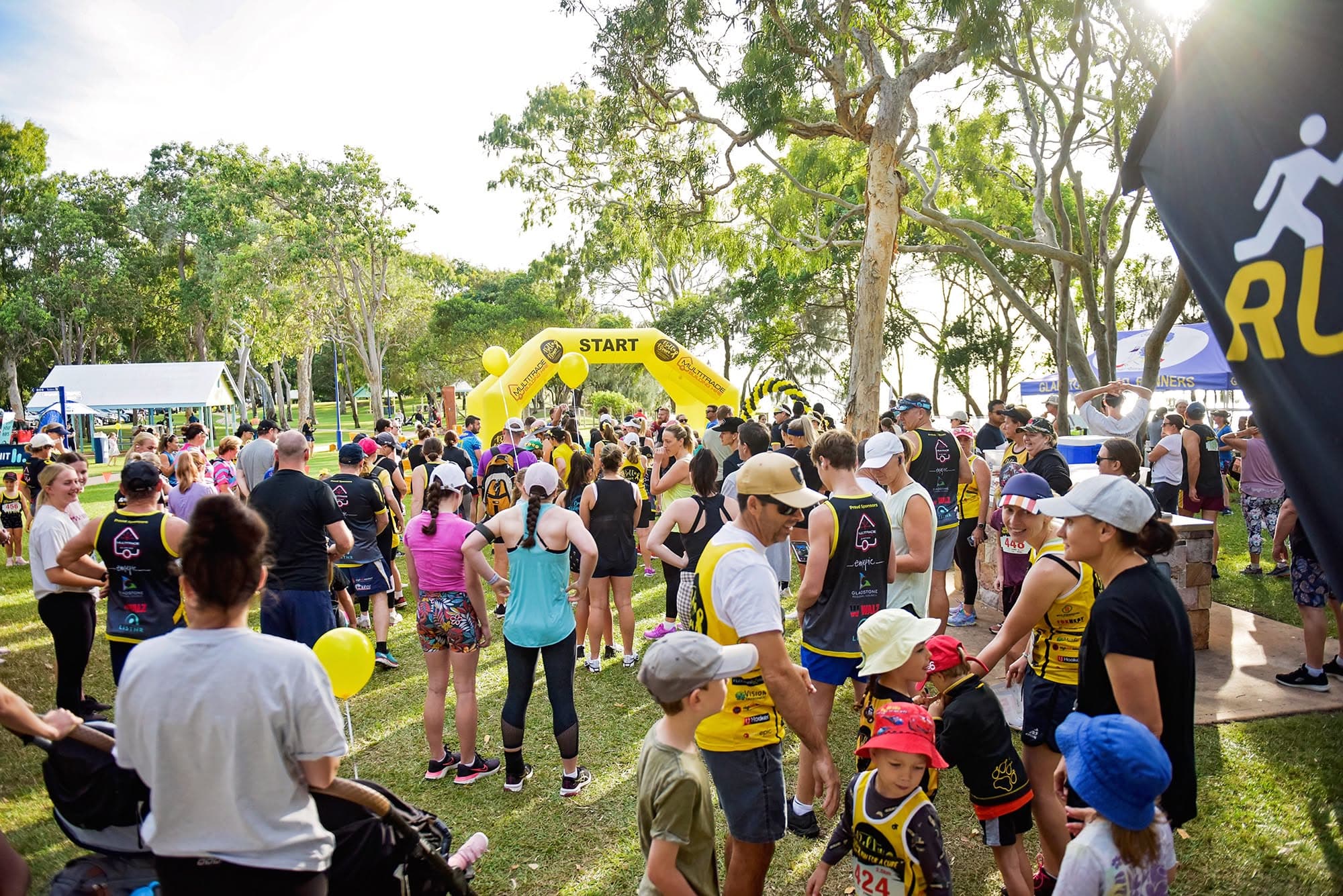 Families gathering at Bella the Brave’s Run for a Cure