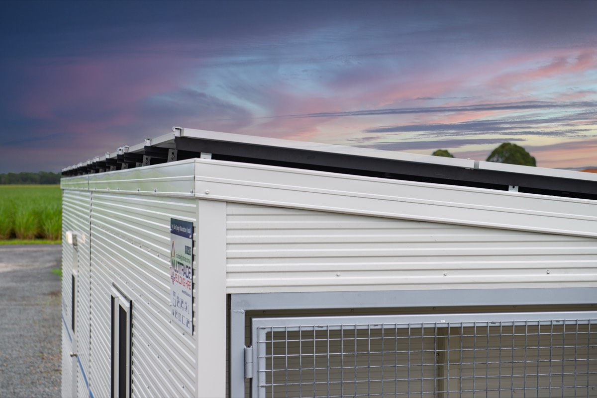 Portable Building Installation