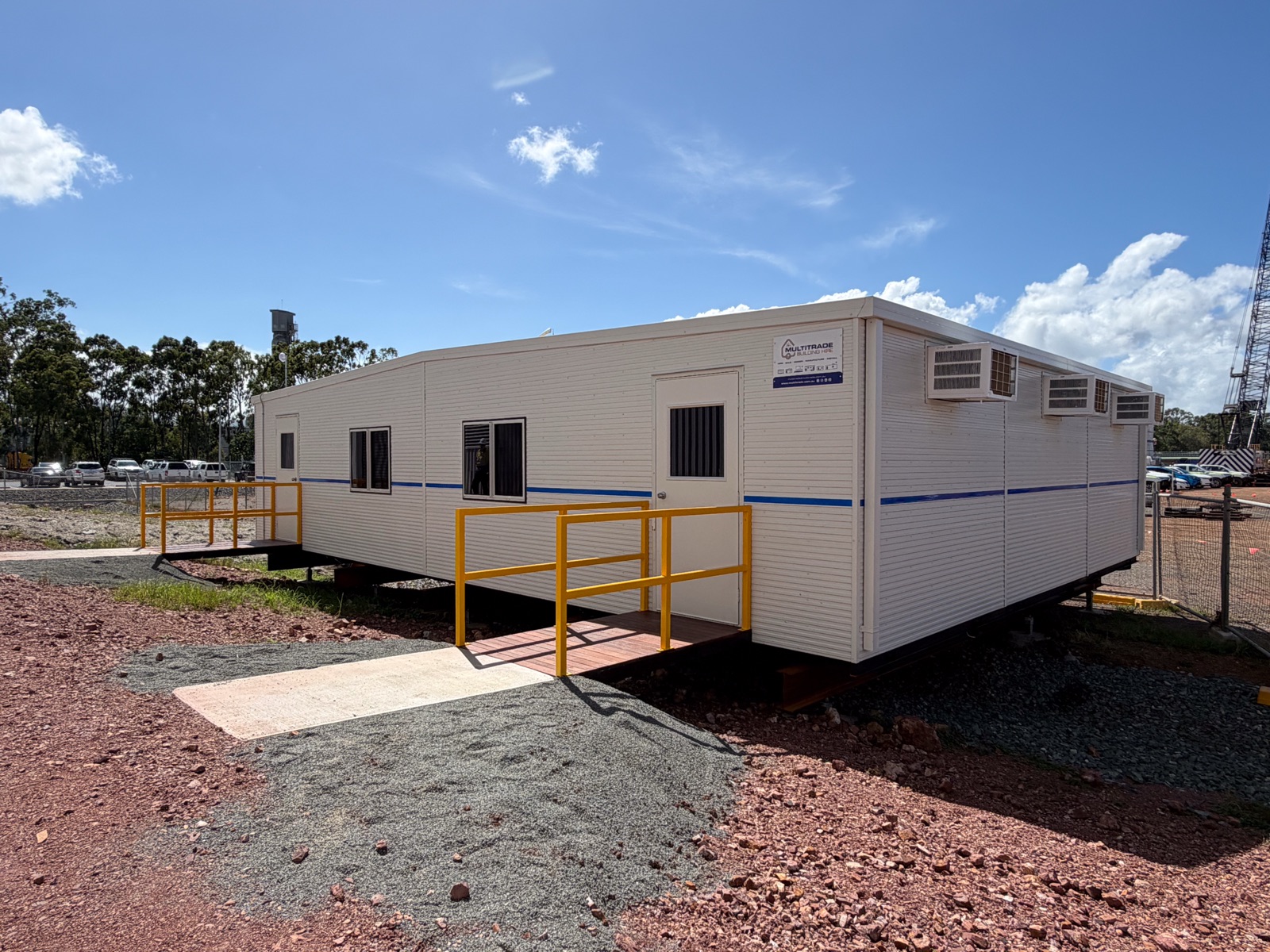 12×9m office complex — exterior view at Alpha HPA Yarwun